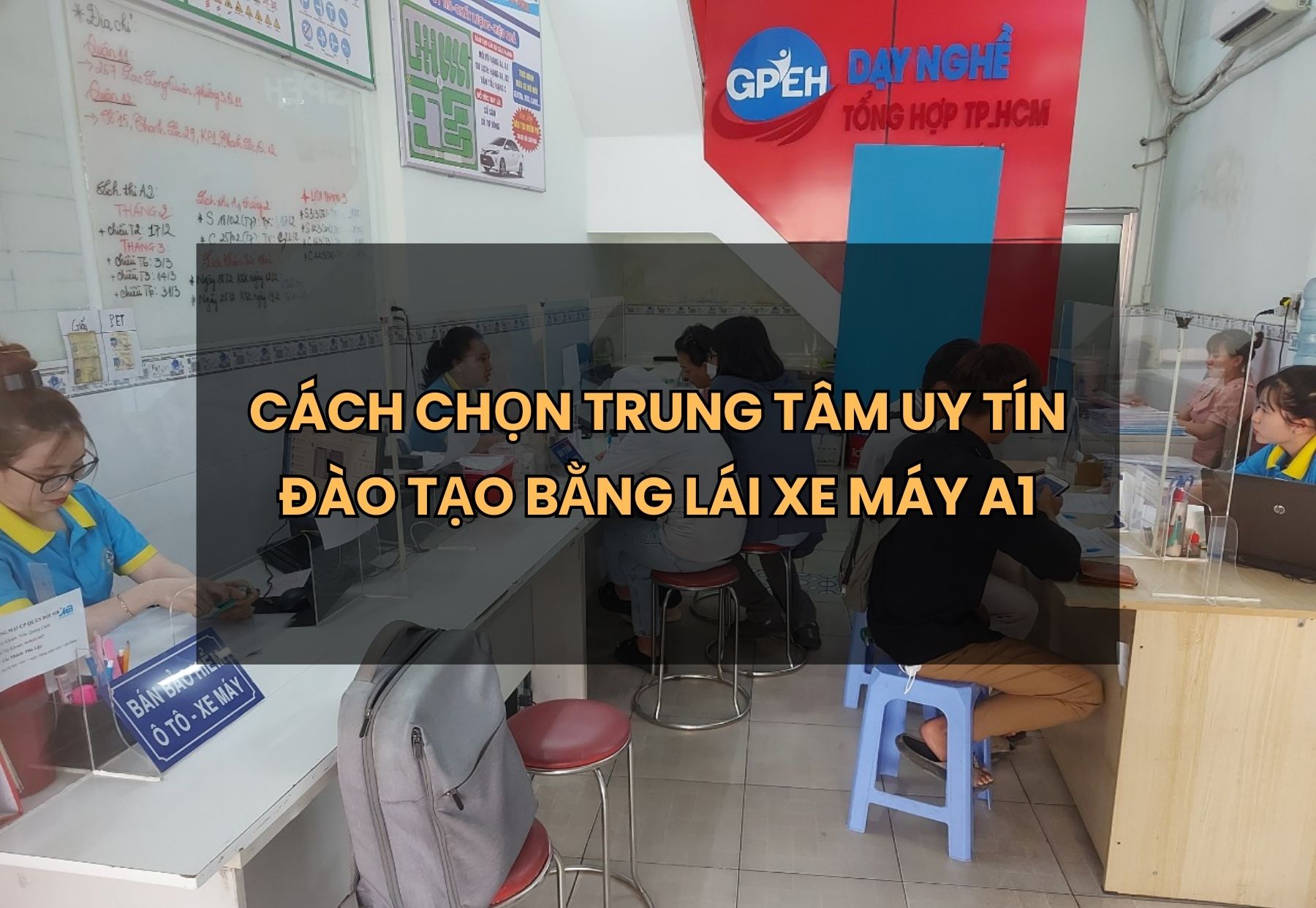 Cách chọn trung tâm thi bằng lái xe uy tín qua kênh online